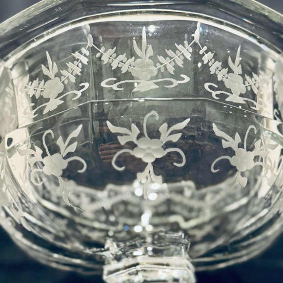 TIFFANY & CO. Biedermeier Footed Crystal Bowl - Picture 5 of 7